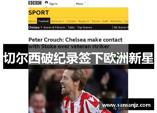 切尔西破纪录签下欧洲新星